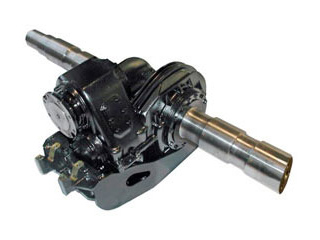 Spur-bevel gear without shiftable reverse